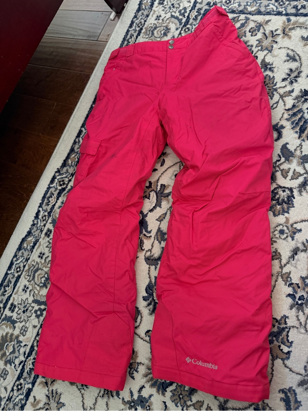 Columbia Bright Pink Kids Snow Pants